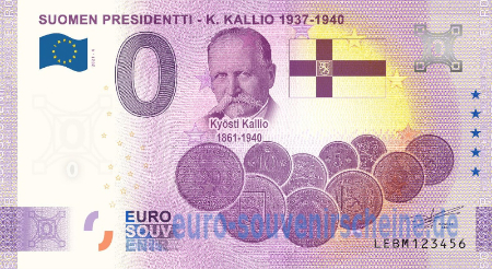 LEBM-2021-4 SUOMEN PRESIDENTTI - K. KALLIO 1937-1940 