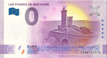 UEMW-2021-6 LES PHARES DE BRETAGNE  PHARE DU PETIT MINOU 1848