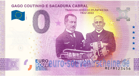 MEFM-2022-1 GAGO COUTINHO E SACADURA CABRAL TRAVESSIA AÉRÉA DO ATLÂNTICO SUL 1922-2022